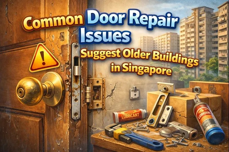 Common Door Repair Issues Suggest Older Buildings in Singapore